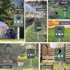 Solar Ultrasonic Repeller With IP65 Waterproof Rating For Pet Mole Repellent And Garden Pest Control Applications