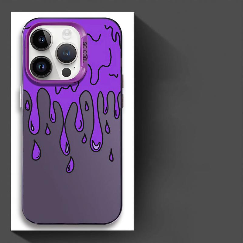 Fun Paint Graffiti Art Phone Case for Apple iPhone 1615 Pro Max 14 Pro 13 12 11 Pro Max 14 Plus Luxury Silicone Soft Shell