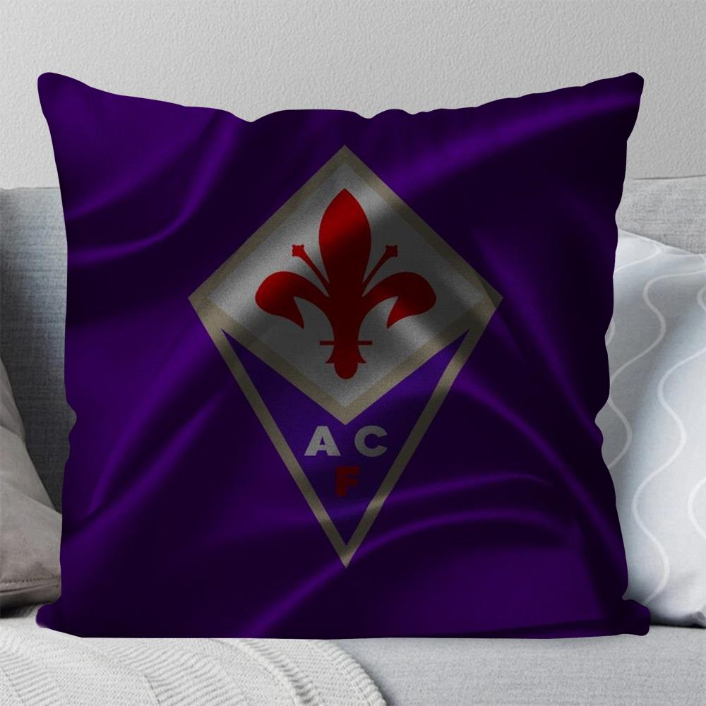 Acf Fashion F-Fiorentina Pillow Case Square Pillow Bedroom Sofa Leisure Comfort Cushion Car Living Room Home Decoration 40X40
