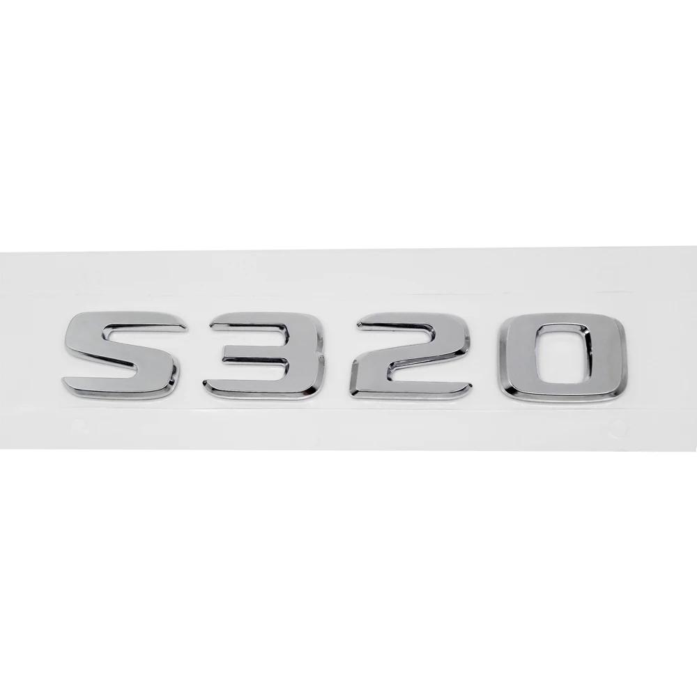 

ABS S300L S320 S320L S350 Trunk Rear Logo Badge Emblem Sticker For Mercedes Benz S Class W126 W140 W220 W221 W222