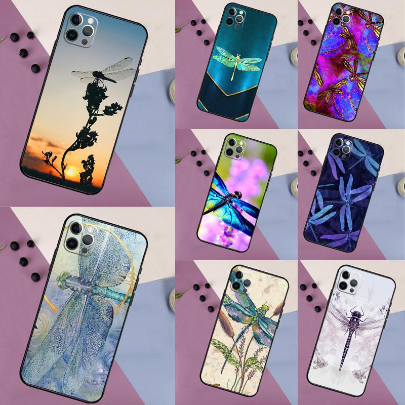 Luxury Dragonfly Case For Samsung Galaxy S22 Ultra S21 S20 S24 S25 Ultra S9 S10 Plus S23 FE S25 FE Back Cover