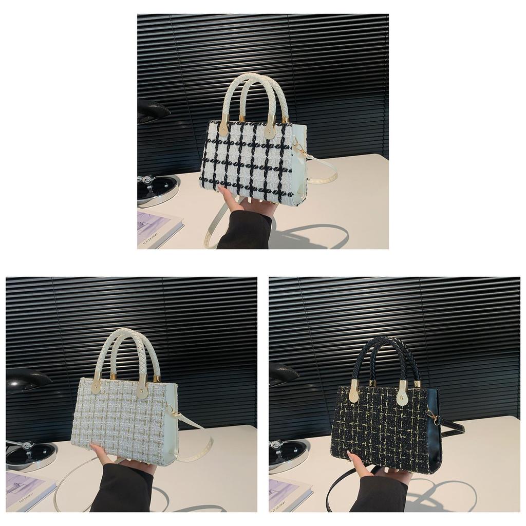 Designer Woolen Handbag For Women With Stitch Detailing And Inner Phone Pocket Suitable For Daily Use