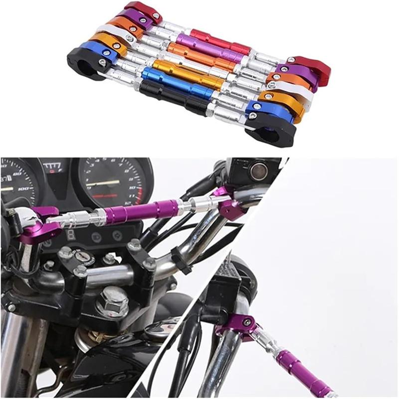 Aluminum Alloy Motorcycle Handlebar Reinforcing Balance CrossBar Strengthen Lever Bar Adjustable Universal
