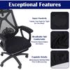 Stretch Jacquard Office Chair Cover, Stretch Office Chair Seat Cushion Covers, Removable Washable Computer Chair-Covers, Universal Gaming-Chair Seat