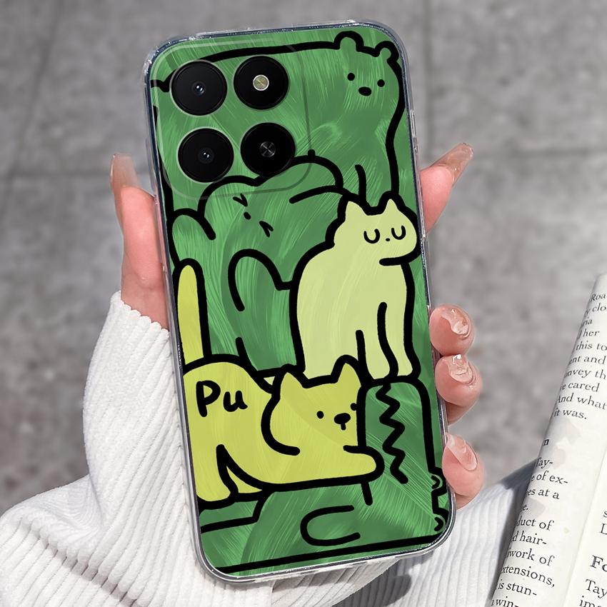 

Чохли для Honor X5b X5 X6 X6a X6b X7a X7d X8 X8a X8b X8c Play5 7T Чохли для телефону Фантастичний метелик Прозора силіконова нековзна накладка для корпусу Honor Honor X7d 4G