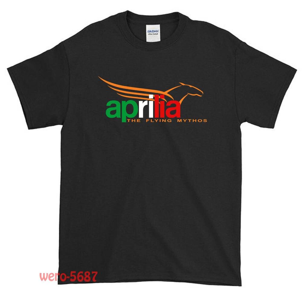 Новая футболка унисекс Aprilia Racing с логотипом, смешная, размеры от S до XXL XXL