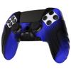PlayVital Soft Rubber Protector Skin for PS5 Edge Wireless Ergonomic Silicone Cover Case with Thumb Grip Caps for PS5 Edge Controller Edition Blue