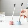 Kreative Badezimmer Keramik Zahnbürstenhalter Tragbare Mini Macaron Farben Pinsel Ständer Regal Grundrahmen Lagerregal Bad Werkzeug