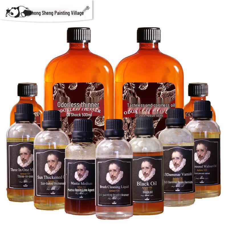 Transon Oil Painting Mediums, Varnishes & Cleaners