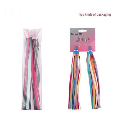 Outdoor Kinder Laufrad Luftschlangen - 32 Quasten für Fahrrad- & Rollerlenker