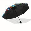 1pc Paw Patrol Automatic Umbrella 8-Bone Design Compact Gear for Outdoor Travel, Perfect Gift for Friends or Family yy280828160