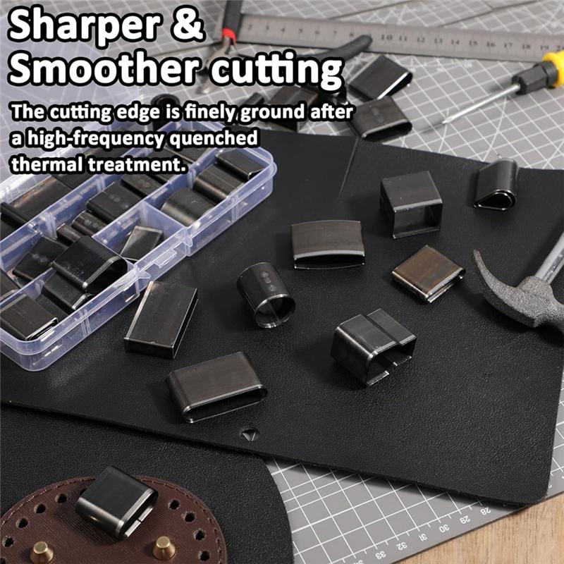 Good-52 Shape Leather Hole Punch Tool Multiple Shapes Leather Punch Set, Hollow Punch Set For Handmade DIY Craft Punch Tool