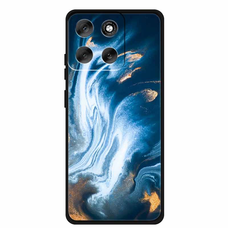 For Moto G86 G 86 Marble Case Luxury Silicone Phone Back Cover etui New Coque TPU Soft Cases for Motorola MotoG86 Funda Shield