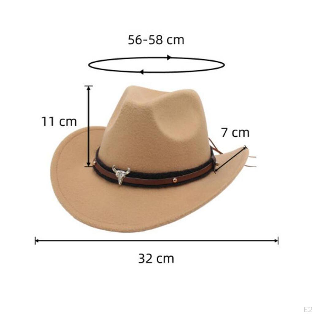 Cowboy Cowgirl Hat Sombrero Caps Fashion Photo Props Decoration Sun Protection for