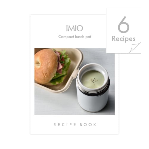 Wahei Freiz Imio Compact Lunch Pot, 300ml, Black, Vacuum Insulated, Keeps Food Hot and Cold, IM-0014