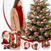 26 Letter Christmas Ornaments Set, 2D Hanging Decorations, 0.33 Thick