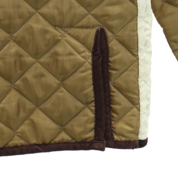 LAVENHAM made in Japan Steppjacke 36 Braun Schnürung vorne Damen Gebraucht