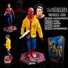 12 Inch Spider-Man Action Figure Yellow Suit Collectible Model Toy Boxed Desktop Decor Statue For Anime Movie Fans Collectors