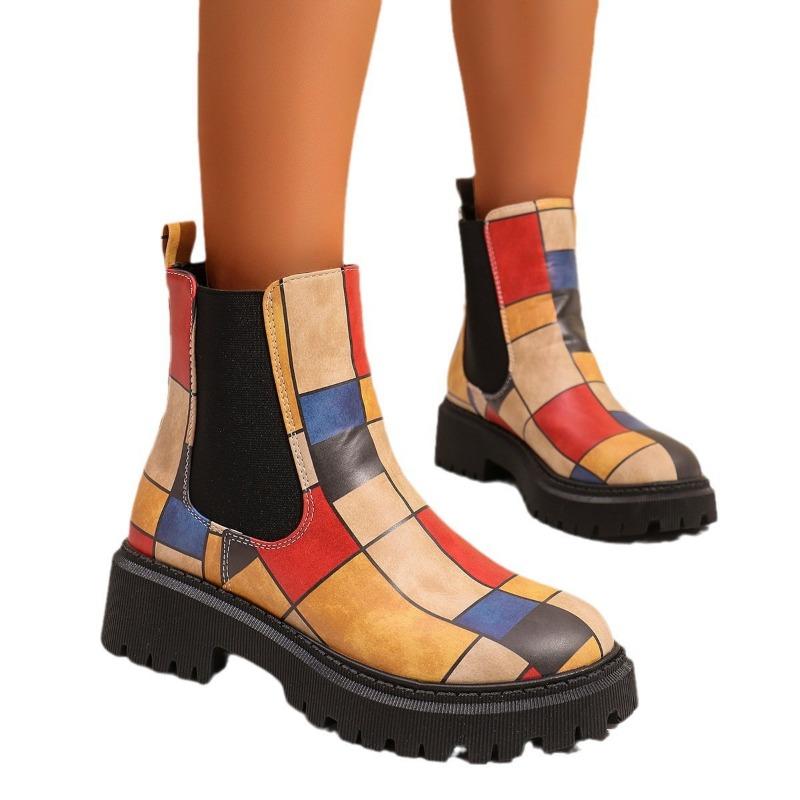 Plus Size Women's Boots Heel Chelsea Boots Short Boots Martin Boots Smoke Boots Western Boots