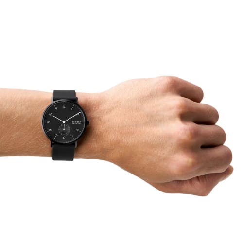 AAREN KULOR 41mm Midnight Silicone Watch