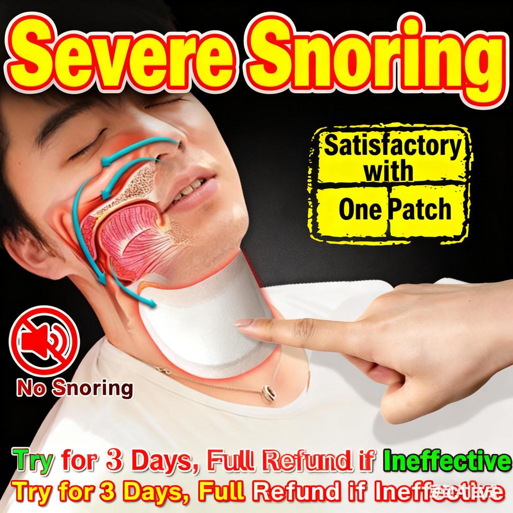 Paski na chrapanie - Wsparcie oddychania przez nos dla cichego snu, 8 plastrów/opakowanie