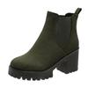 Women Boots Winter Boots Thick-heeled Shoes Ankle Boots Non-slip Martin Shoes Women Winter Boots Shoes Suede Boots Plus Size 35-43