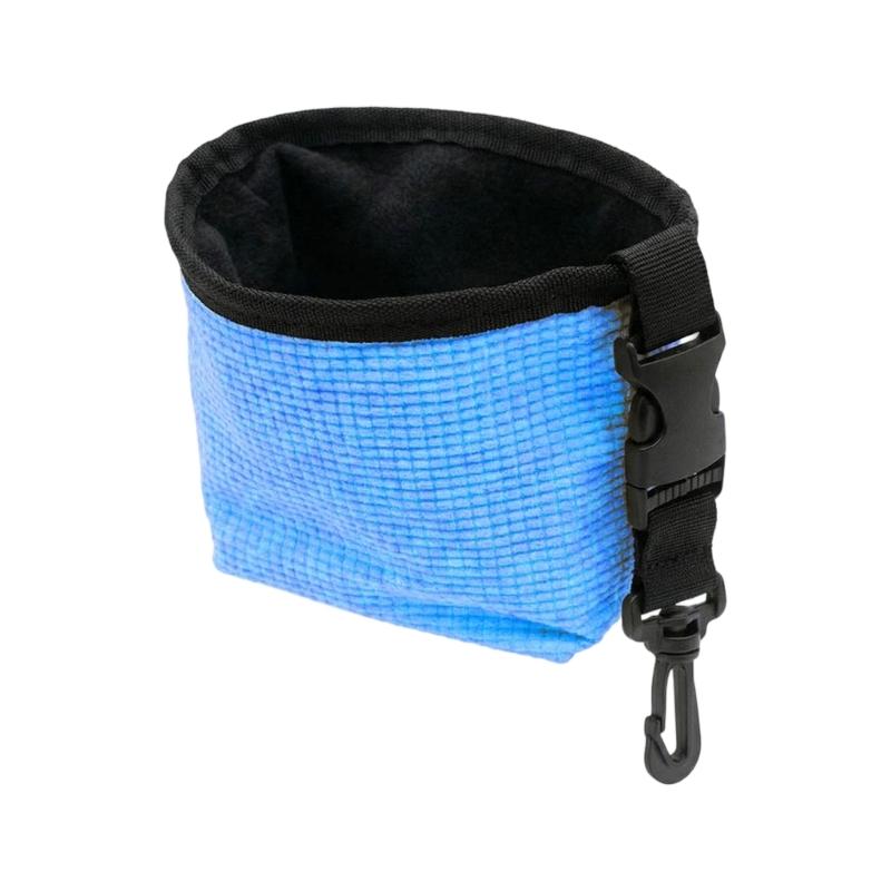 Golf Club Cleaning Pouches With Waterproof Liner Detachable Clip Machine Washable Golf Ball Cleaner Bag For Daily Use