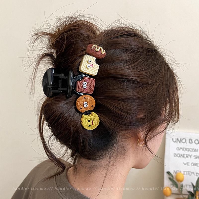 2025 Elegant Large Hair Clip for Women - Chic Shark Design for Thick Hair
