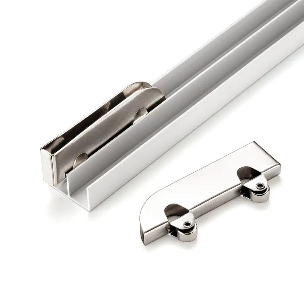 4PCS For Sliding Door Track Rollers Made of Stainless Steel Rust Resistant and Sturdy Design for Various Applications