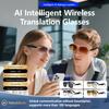 New AI Simultaneous Interpretation Smart Glasses Bluetooth 5.4 Sunglasses Glasses Wireless Call HIFI Music Anti-UV For Men And Women