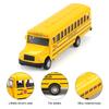 Simulation Alloy School Bus Inertia Toys Car Model Pull Back Car Interactive Toys Car Collection Educational Boy Gifts