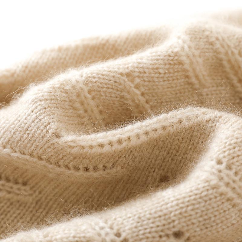 2025 Unisex Cashmere Knit Hat - Thick, Warm, Rolled Edge for Autumn/Winter