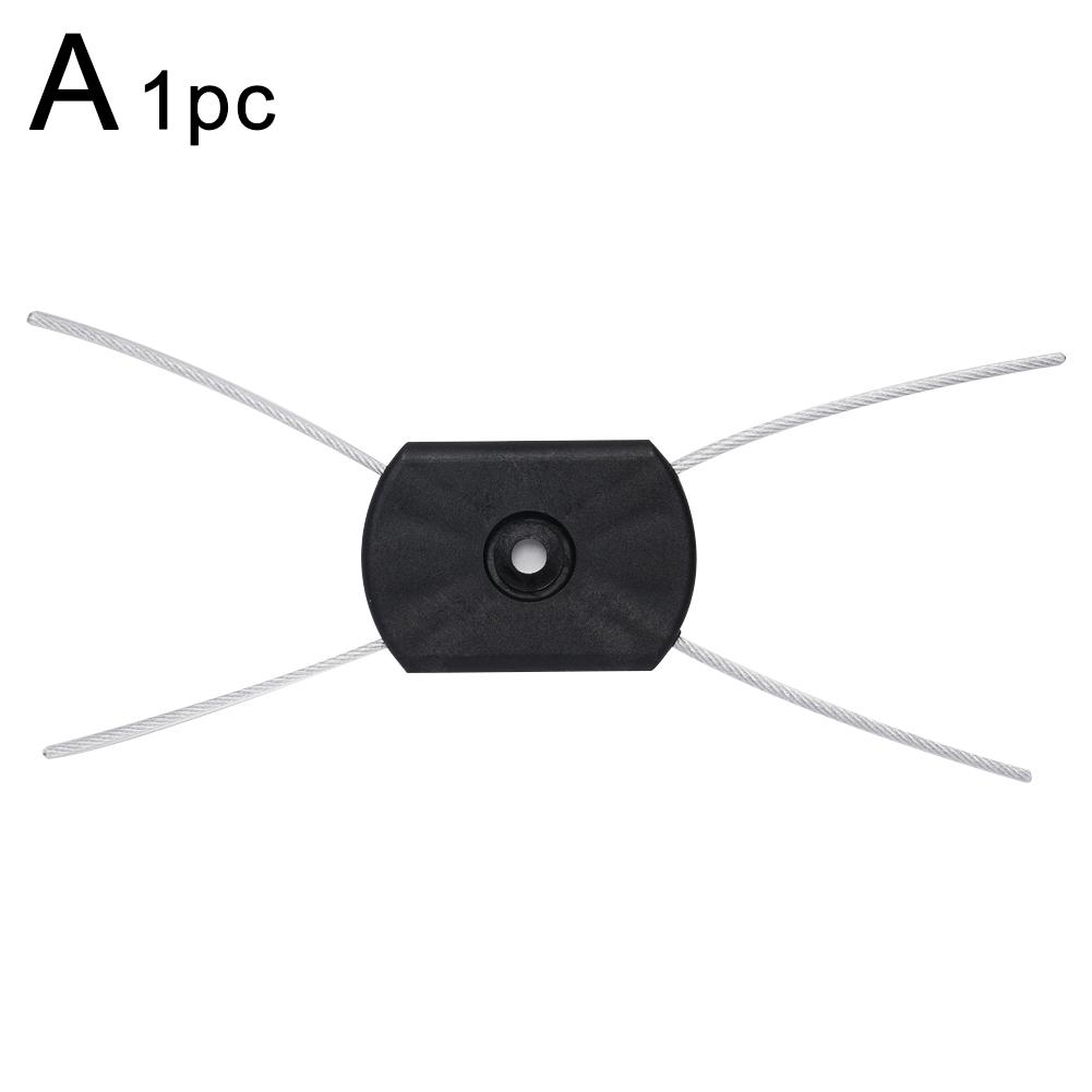 Steel Wire Line Trimmer Head Replacement Parts Gardening Accessory For Grass Cutting, Bush Cutting, Tree Branch Trimming