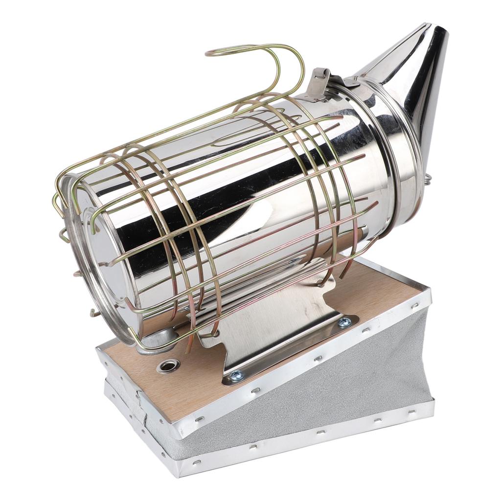 Beehive Smoker Stainless Steel   Wood Bee Smoker Beekeeping Equipment with Filter for Beekeeper Tool