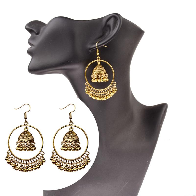 Buy Indian Jhumka Jewelry Drop Tassel Earrings Women Girls Boho