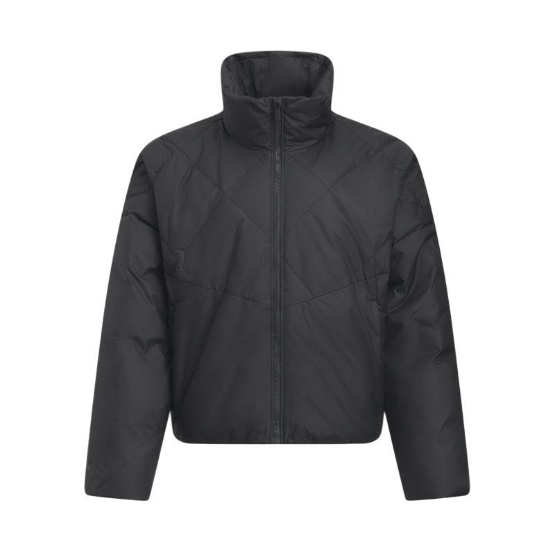 Under Armour FW25 Elicit 600 Fill Теплая Спортивная Повседневная Короткая Пуховая Куртка Однотонная Стойка Воротник Молния Длинный Рукав Женские куртки 6003971-001 XL