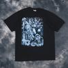 High Street Lässiges Streetwear Kurzarm T-Shirt für Männer und Frauen Oldschool HipHop Entspannt Reine Baumwolle Halbsleeve