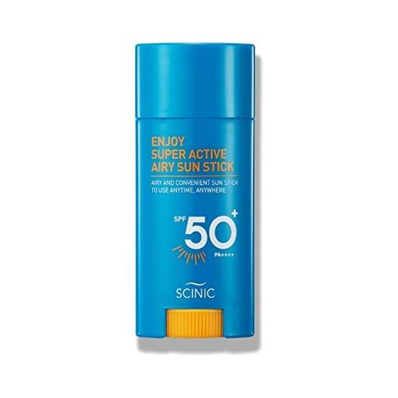 SCINIC Sunscreen Stick Enjoy Super Active Airy Sunstick SPF50+ PA++++ 15g  Regular Imported Product for Japan  ENJOY SUPER ACTIVE AIRY SUN STICK