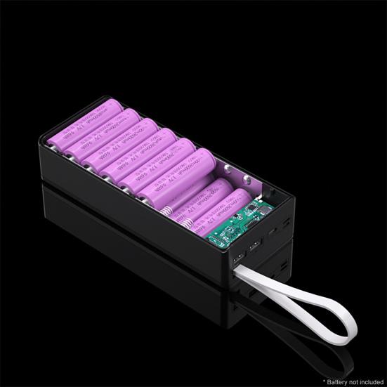 C16 Power Bank DIY Sem Solda 16x18650 Caixa Removível QC Carregador Portátil Invólucro