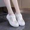 Women Korean Style Breathable Mesh Canvas Soft Sole Casual Low Top Sneakers
