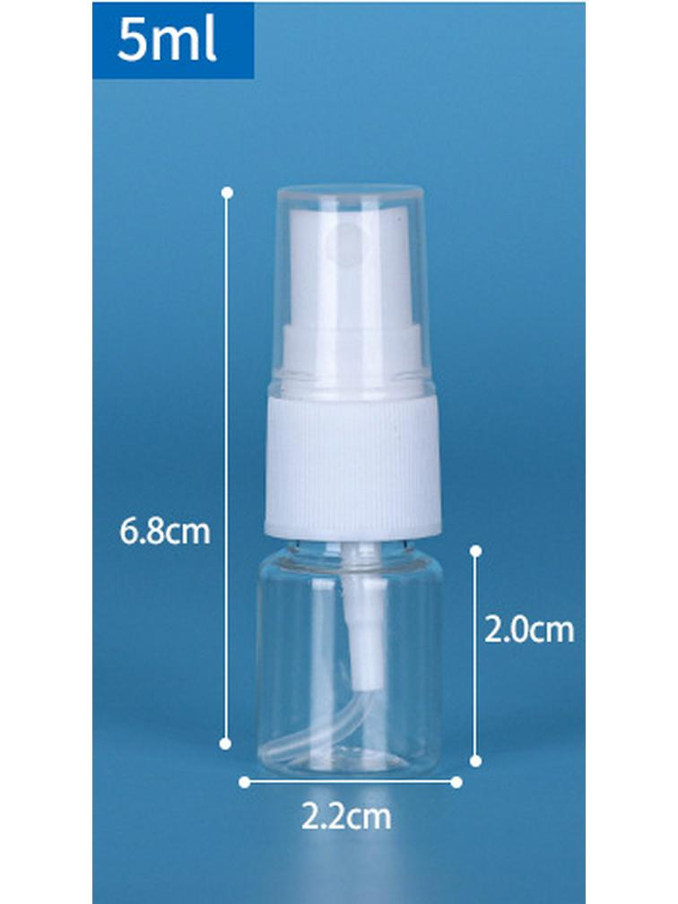 Transparent PET Spray Bottle for Cosmetics - 30ml/50ml/100ml