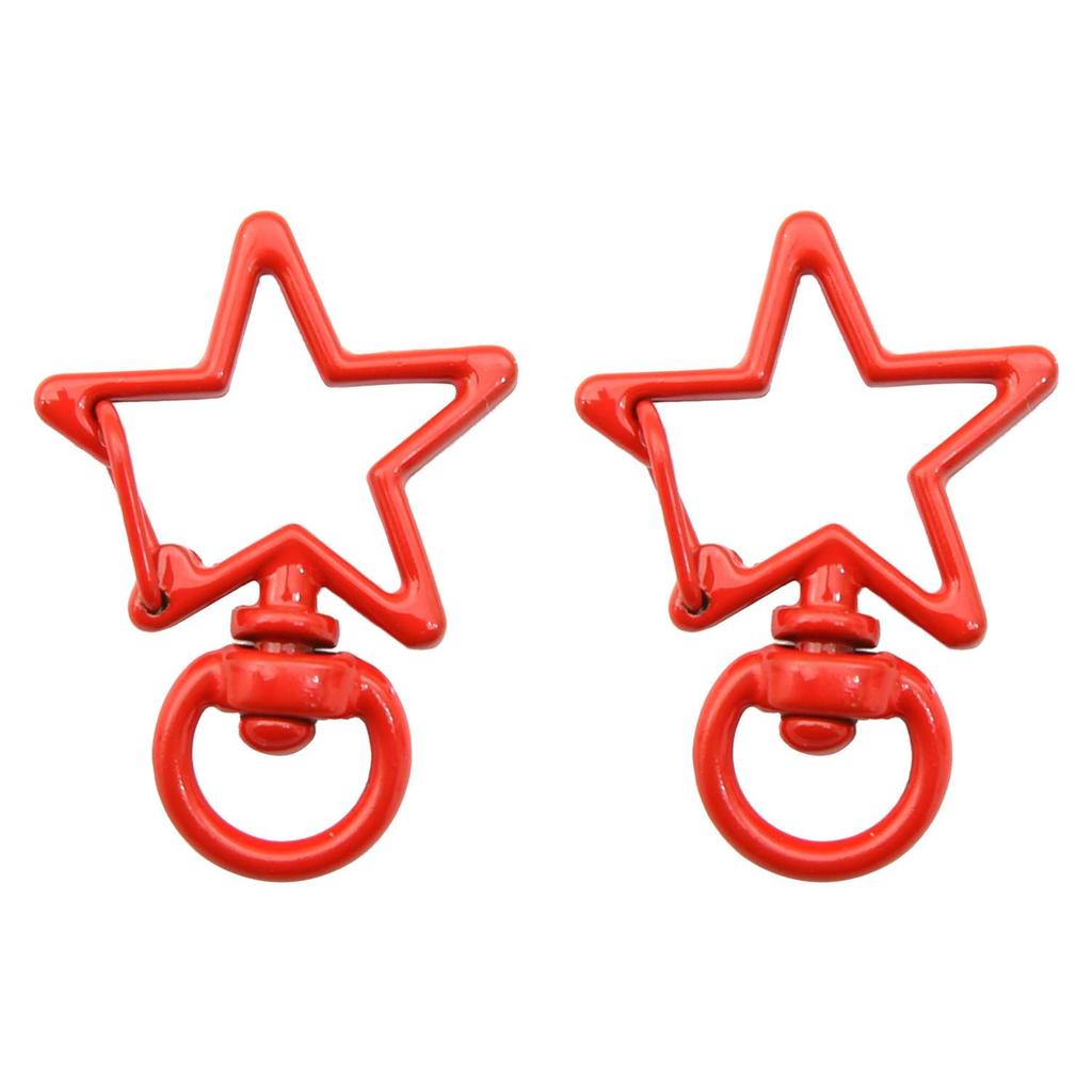 31X39mm Candy Colored Alloy Shell Shaped Spring Buckle Special-shaped DIY keychain Accessories Creative Accessories Hanging Ornaments