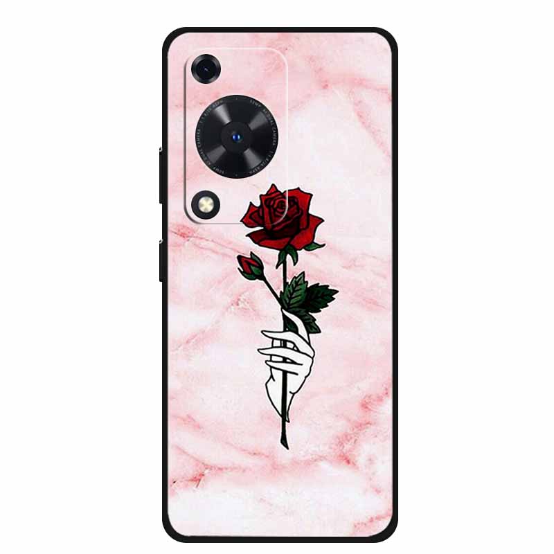 For Huawei nova Y72 Case Marble Soft Silicone TPU Phone Cases Back Cover For Huawei Enjoy 70 NovaY72 Painted Shockproof Coque