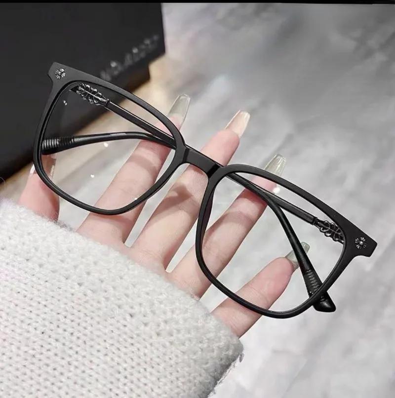 

Male Myopia Finished Product Glasses Anti Blue Light Color Changing Eyewear Female Large Frame Myopias Degree Eyeglasses gafas Anti blue light 0