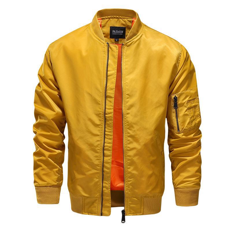 Jacket MA1 Bomber Jacket Men's Air Force Baseball Uniform Trendy Brand Large Size Work Jacket Men