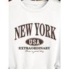 European Size New Arrival 2026 New York Letter Print T-Shirt