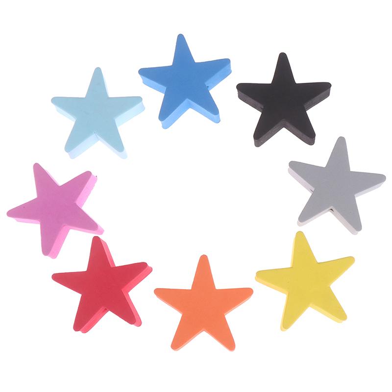 1Pc Colorful Five-Pointed Star Car Antenna Pen Topper Aerial Eva Ball Decor