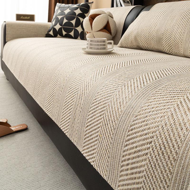 Sofa Cushion Universal In All Seasons  New Seat Cushion Light Luxury High Sense Simple Non-Slip Summer Cover Cloth Towel
