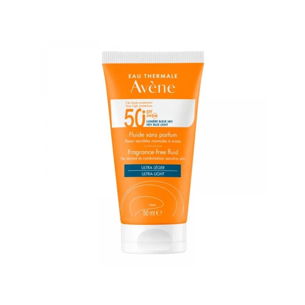 Avene Solaire Fragrance-Free Fluid SPF50+ 50ml