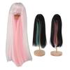 Long Straight Doll Wig Two Color  Doll Hair Wig High Temperature Fiber Doll Replacement Wig for 7